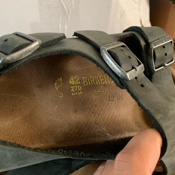 Birkenstock Milano mens leather sandals 42eu - Picture 3 of 3